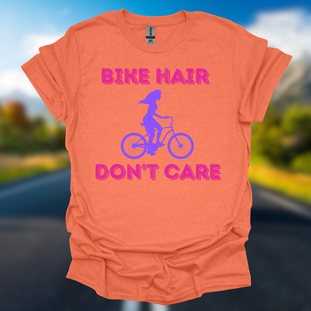 Bike Hair Don't Care T-Shirt