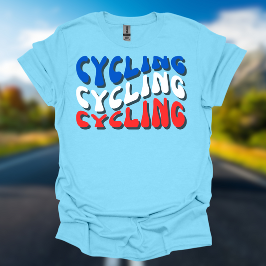 Cycling  Wave T-Shirt